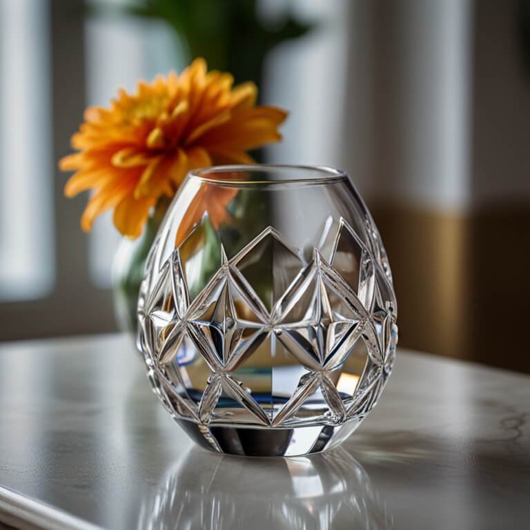 Elegant Crystal Vase